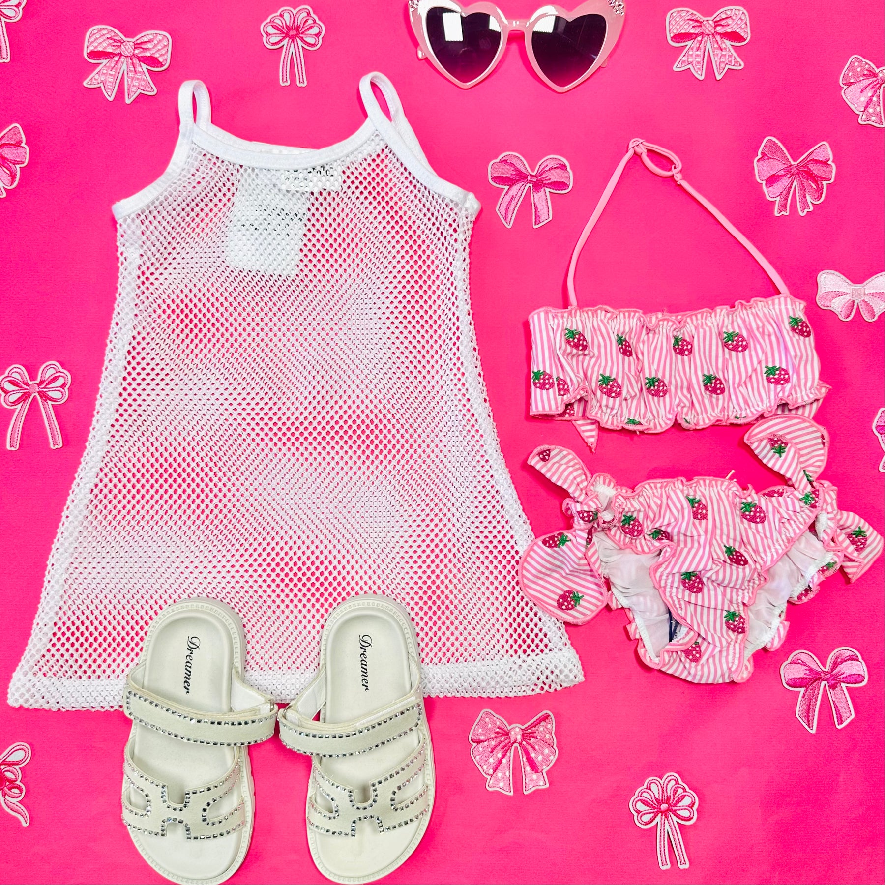 EMY SEESUCKER  STRAWBERRY TWO PIECE BIKINI - TWO PIECE BIKINI
