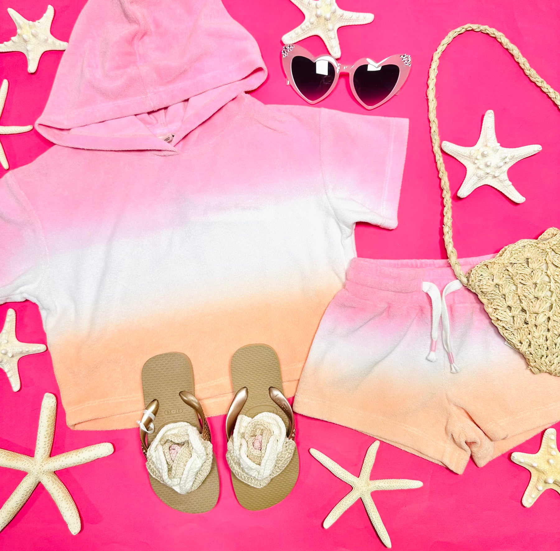 POP OMBRE TERRY WEEKEND SHORTS