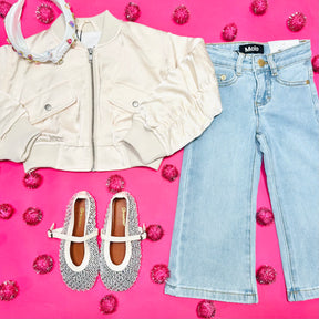 ASTRA BLEACHED DENIM PANTS