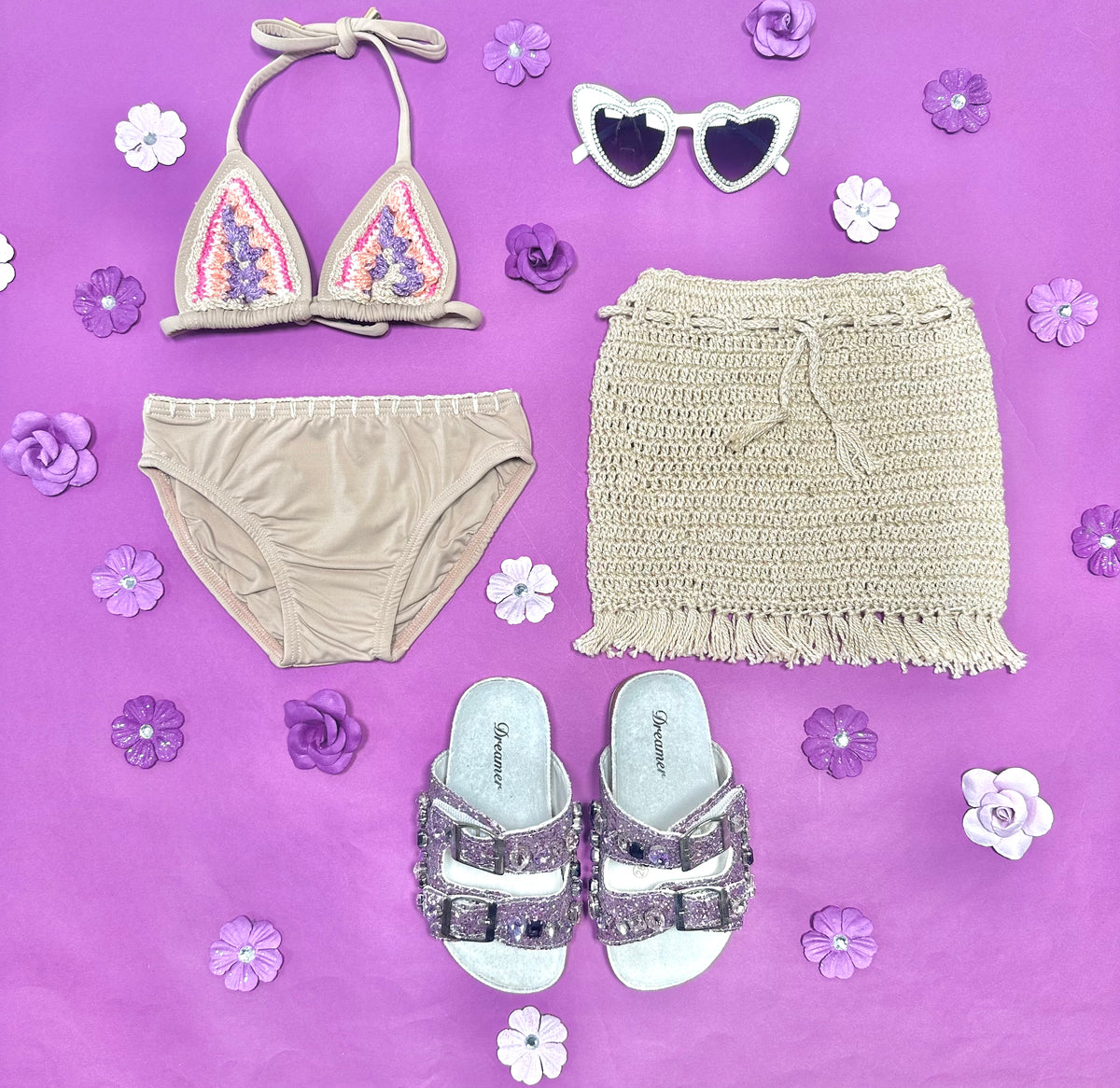 CROCHET TWO PIECE BIKINI