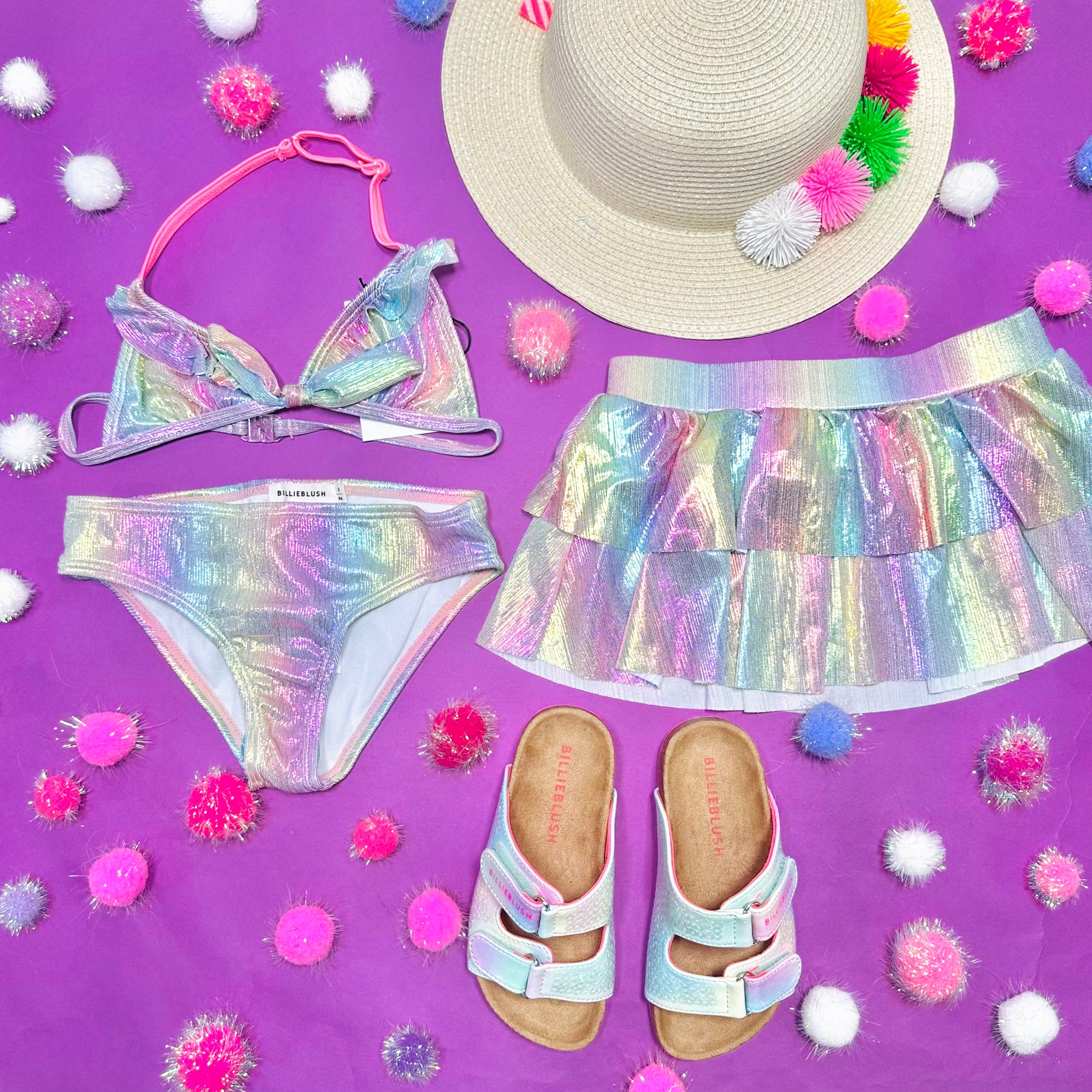 IRIDESCENT TWO PIECE BIKINI