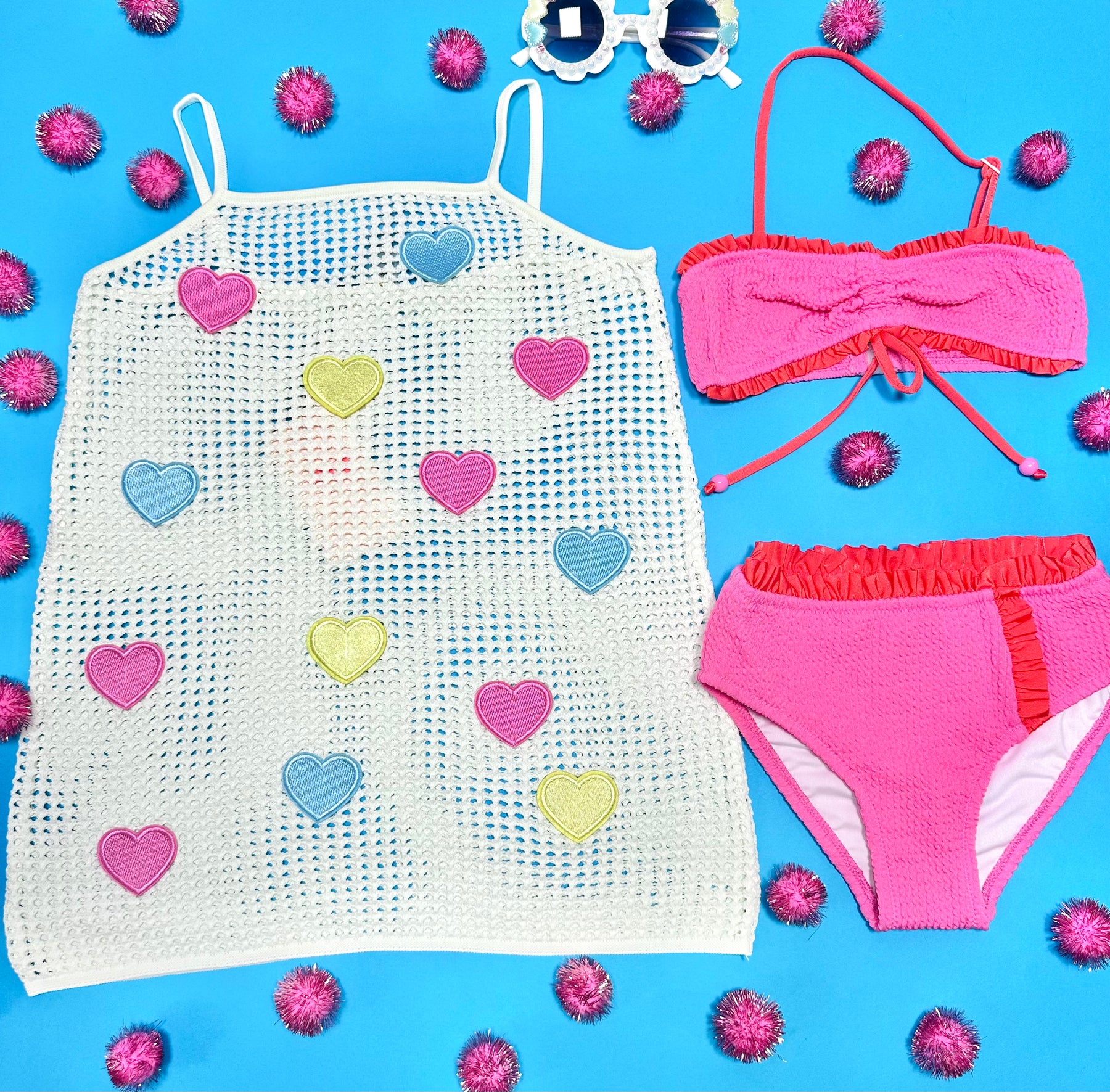 GEORGINA SMOCKED TWO PIECE BIKINI