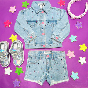 RHINESTONE DENIM JACKET