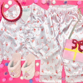 CANDY CANE SILKY SET