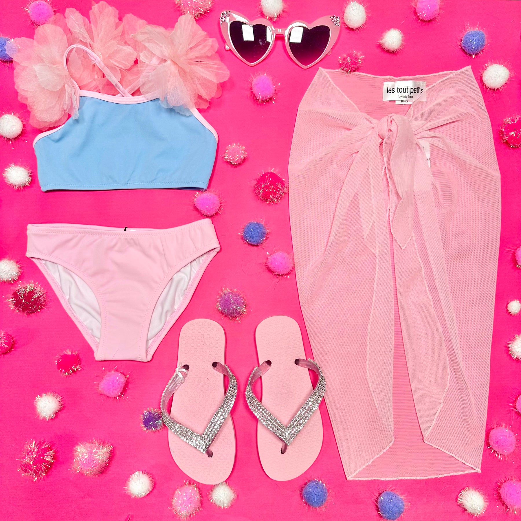 SINDRA TULLE TWO PIECE BIKINI