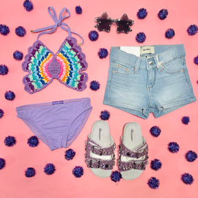 LUCY CUT OFF DENIM SHORTS