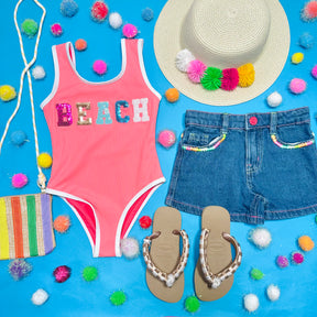BEACH ONE PIECE SWIMSUIT