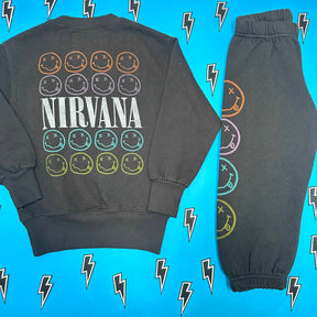 NIRVANA SMILEY SWEATSHIRT (UNISEX)