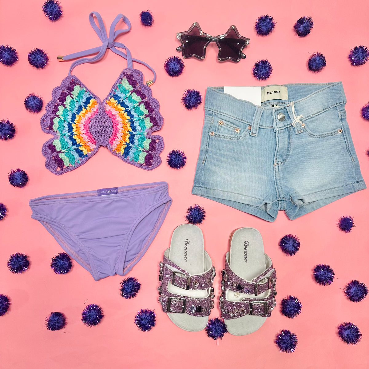 BUTTERFLY CROCHET TWO PIECE BIKINI