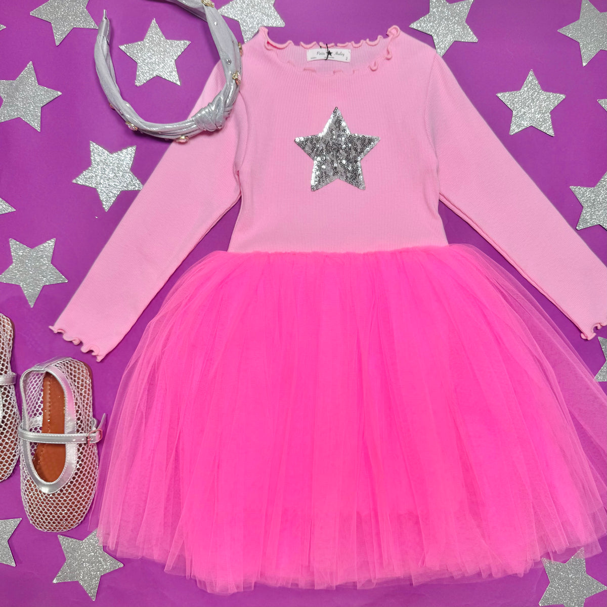 GLITTER STAR TUTU DRESS