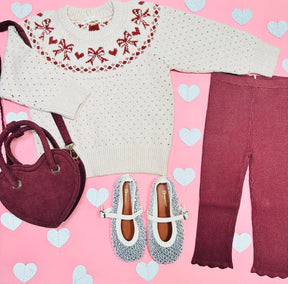BOWS FAIRE ISLE SWEATER