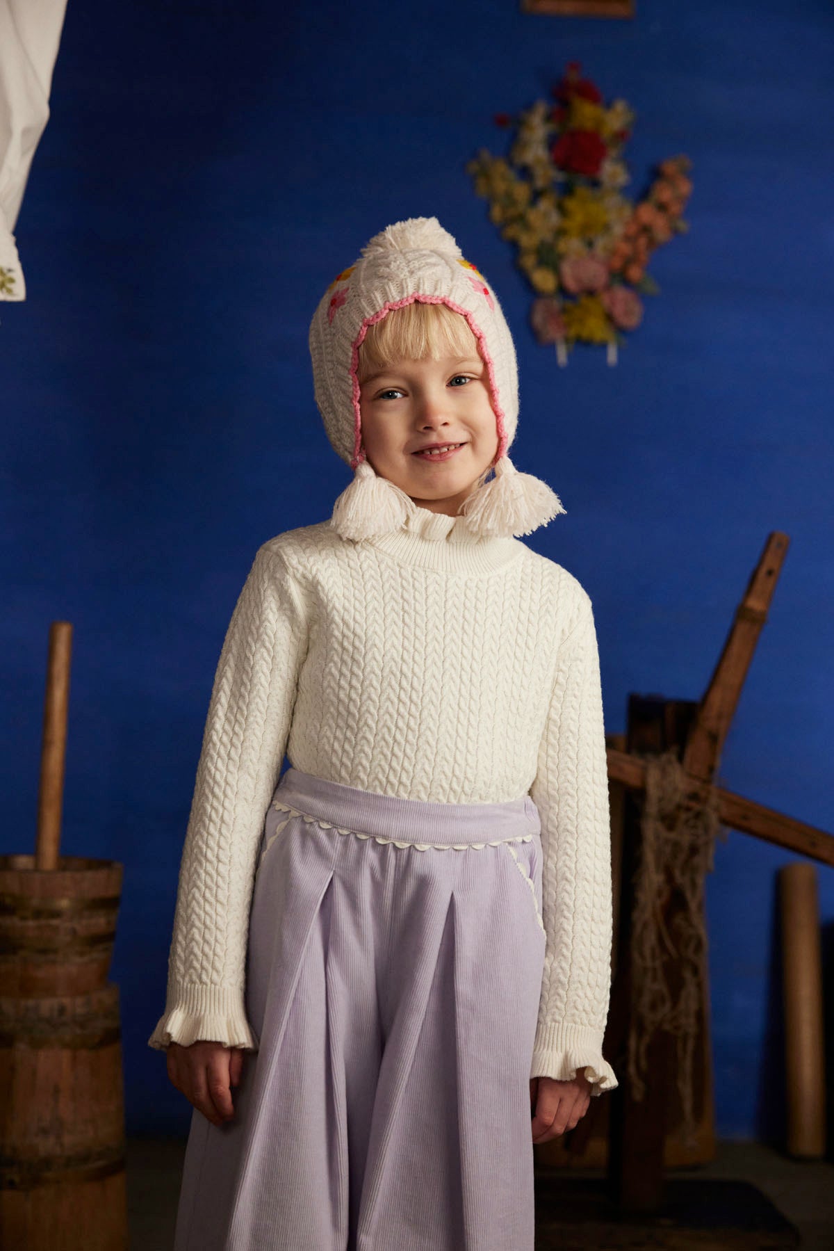 JAVA CABLE KNIT TURTLENECK TOP (PREORDER)