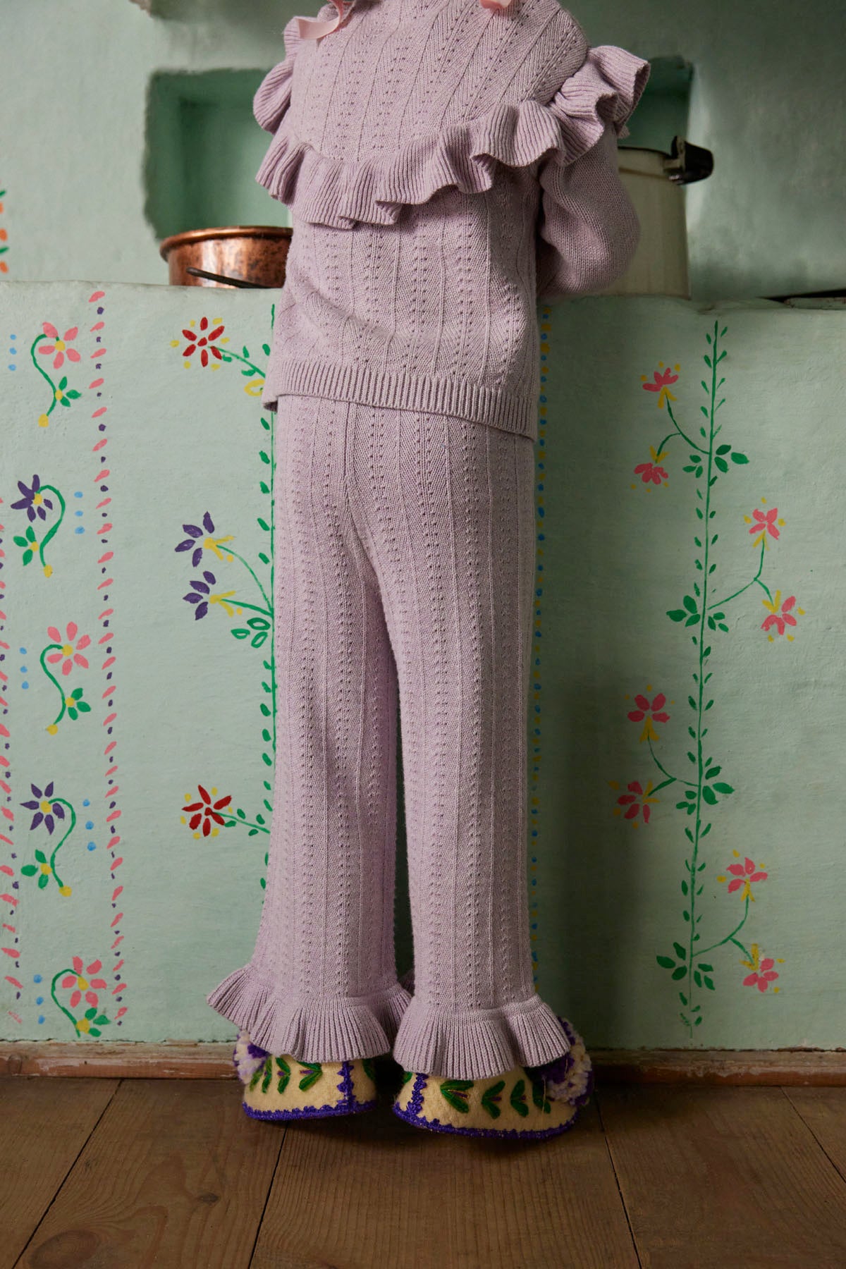 SALOU CASHMERE MIX KNIT PANTS (PREORDER)