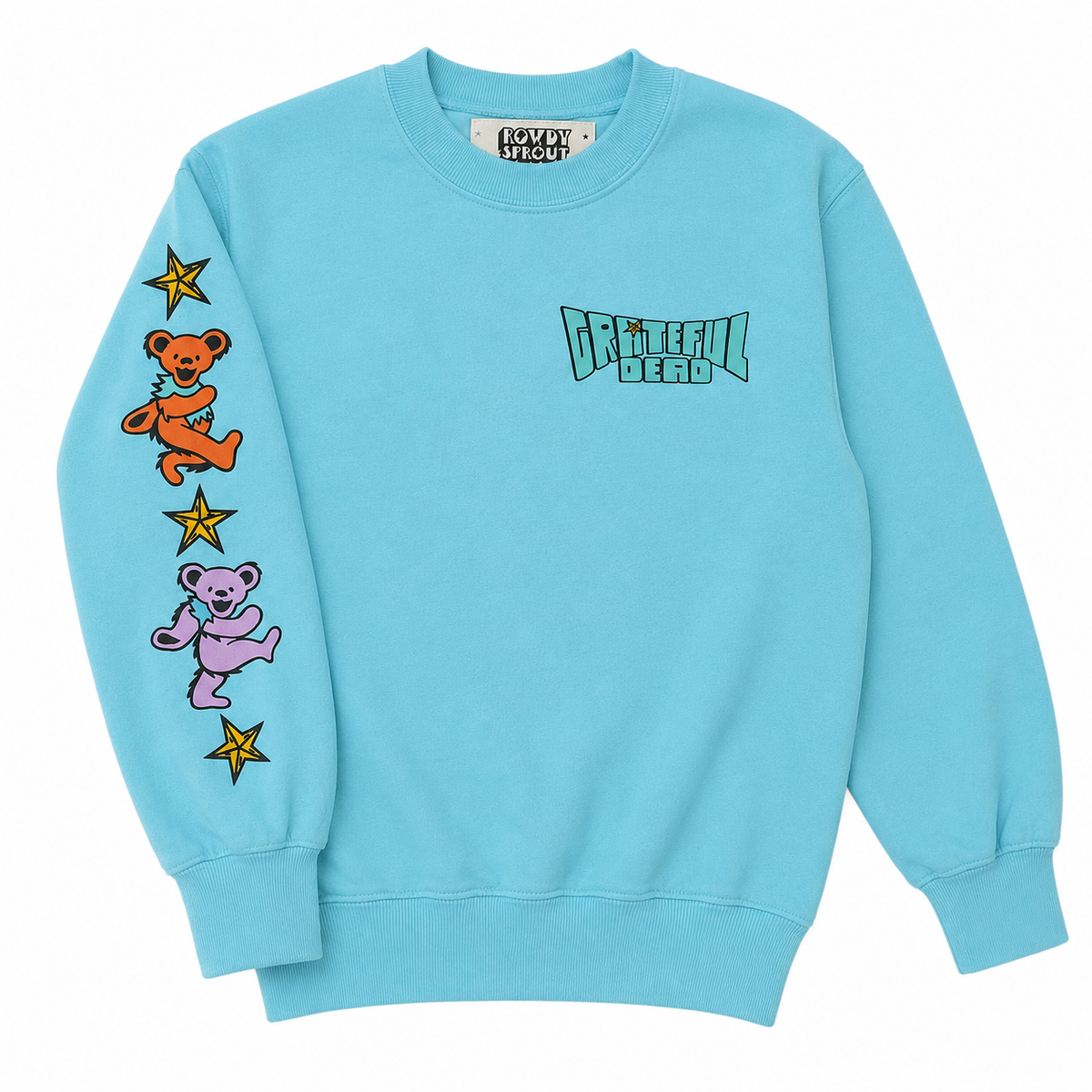 GRATEFUL DEAD COSMIC STEALIE AND BEARS SWEATSHIRT