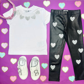 CRYSTAL HEART LEGGINGS