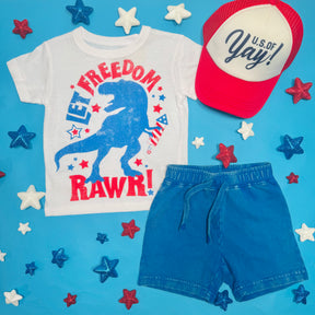 LET FREEDOM RAWR TSHIRT - SHORT SLEEVE TOPS