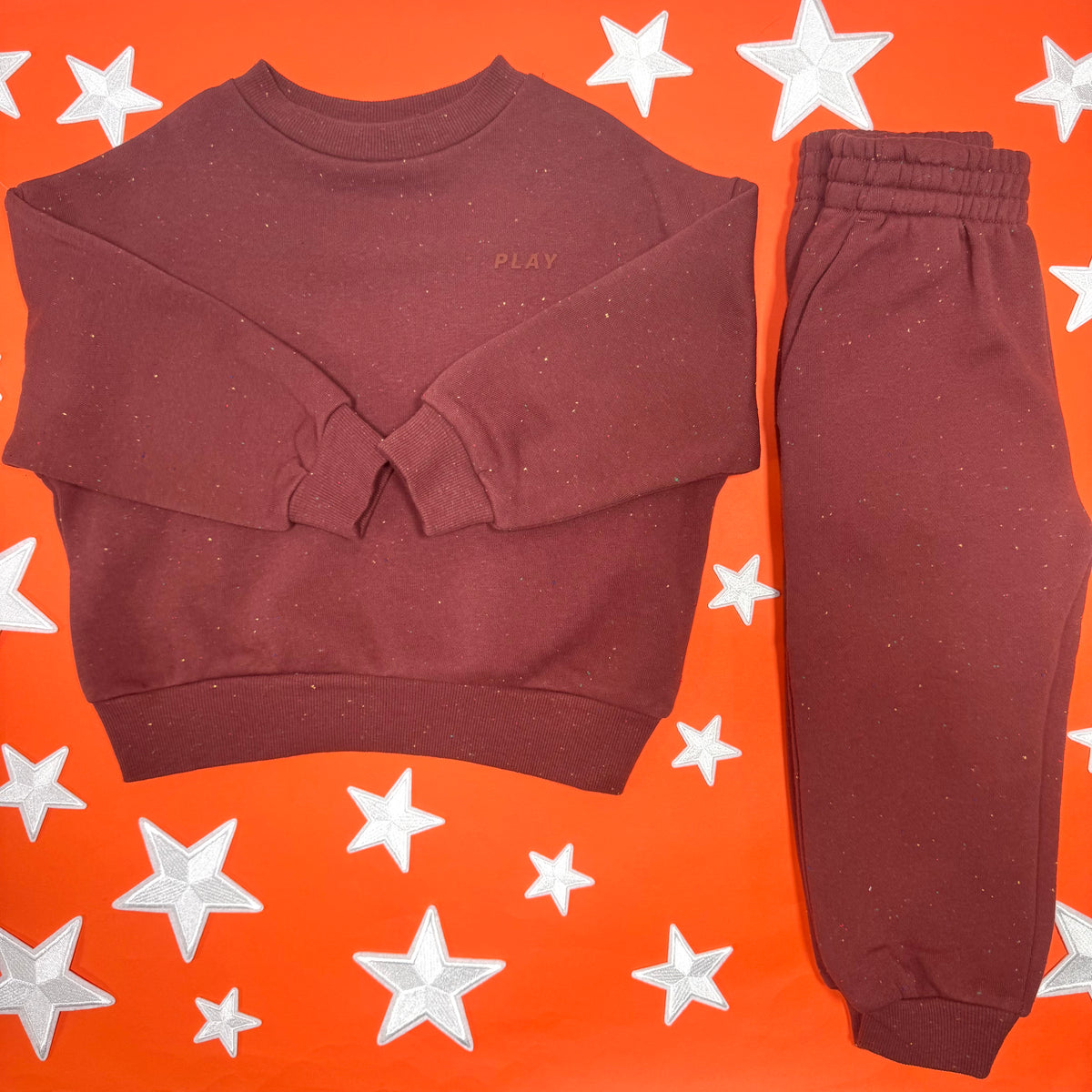 SPECKLED RELAXED SWEATSHIRT