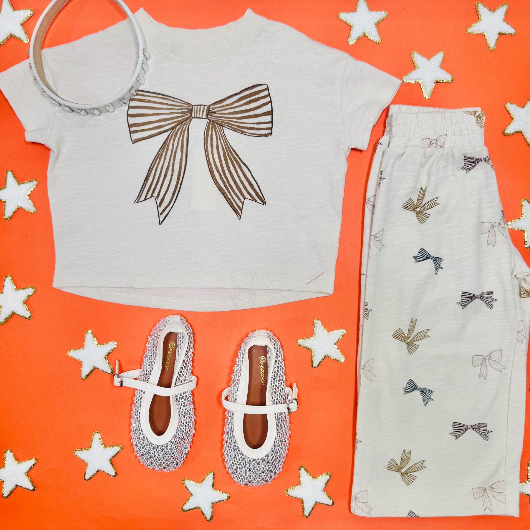 BOWS BOXY TSHIRT - SHORT SLEEVE TOPS