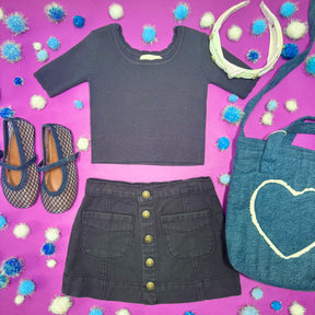DENIM DENVER MINI SKIRT - SKIRTS