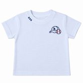 LA BASEBALL HAT EMBROIDERED TSHIRT (PREORDER)