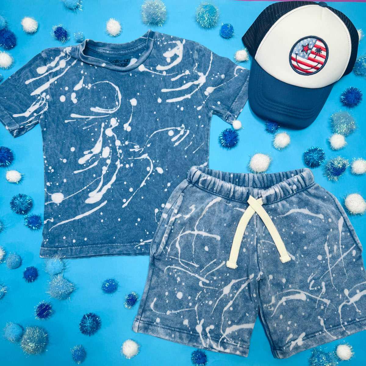 PAINT SPLATTER SHORT