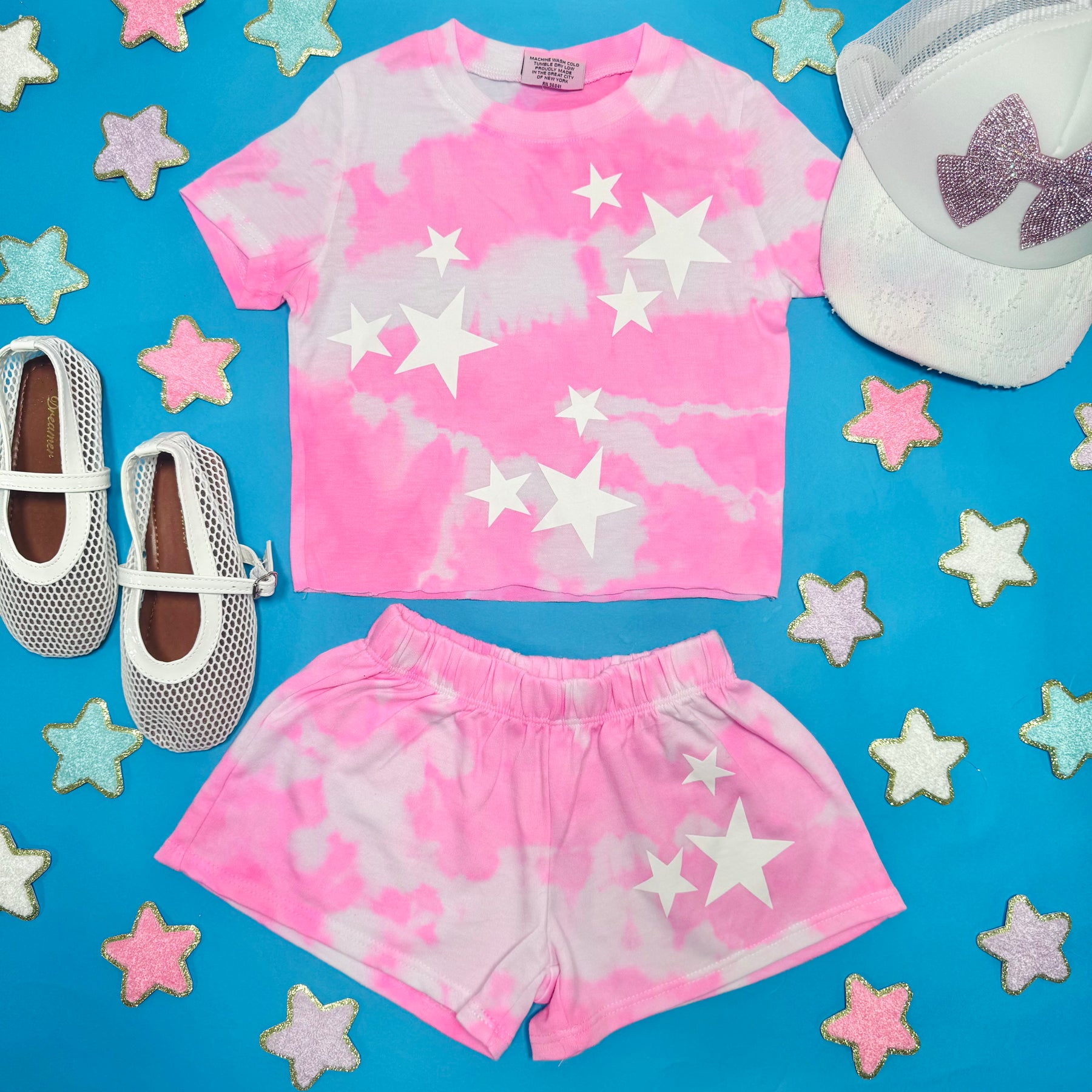 STARS TIE DYE TSHIRT - FIREHOUSE - SHORT SLEEVE TOPS