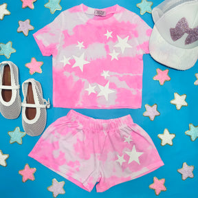 STARS TIE DYE TSHIRT - FIREHOUSE - SHORT SLEEVE TOPS