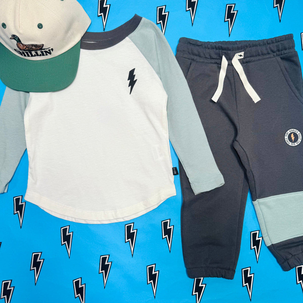 BOLT COLORBLOCK LONG SLEEVE TSHIRT