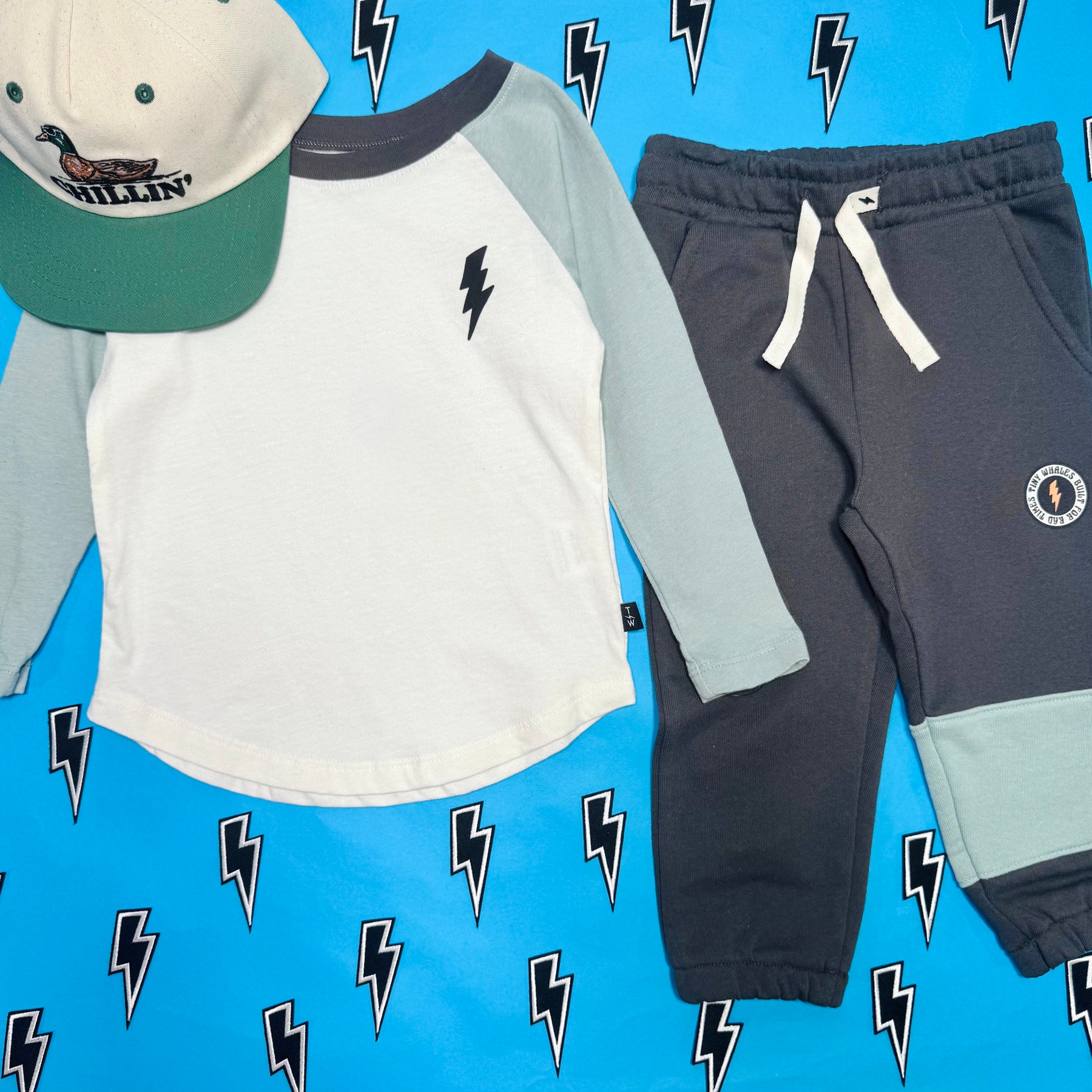 BOLT COLORBLOCK LONG SLEEVE TSHIRT