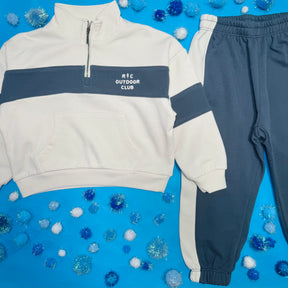 MIDNIGHT PANELED SWEATPANTS