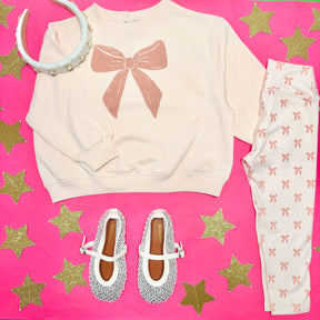 BOW RACER SWEATSHIRT - RYLEE + CRU - SWEATERS