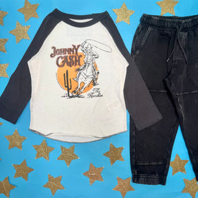 JOHNNY CASH LONG SLEEVE TSHIRT - ROWDY SPROUT - LONG SLEEVE TOPS