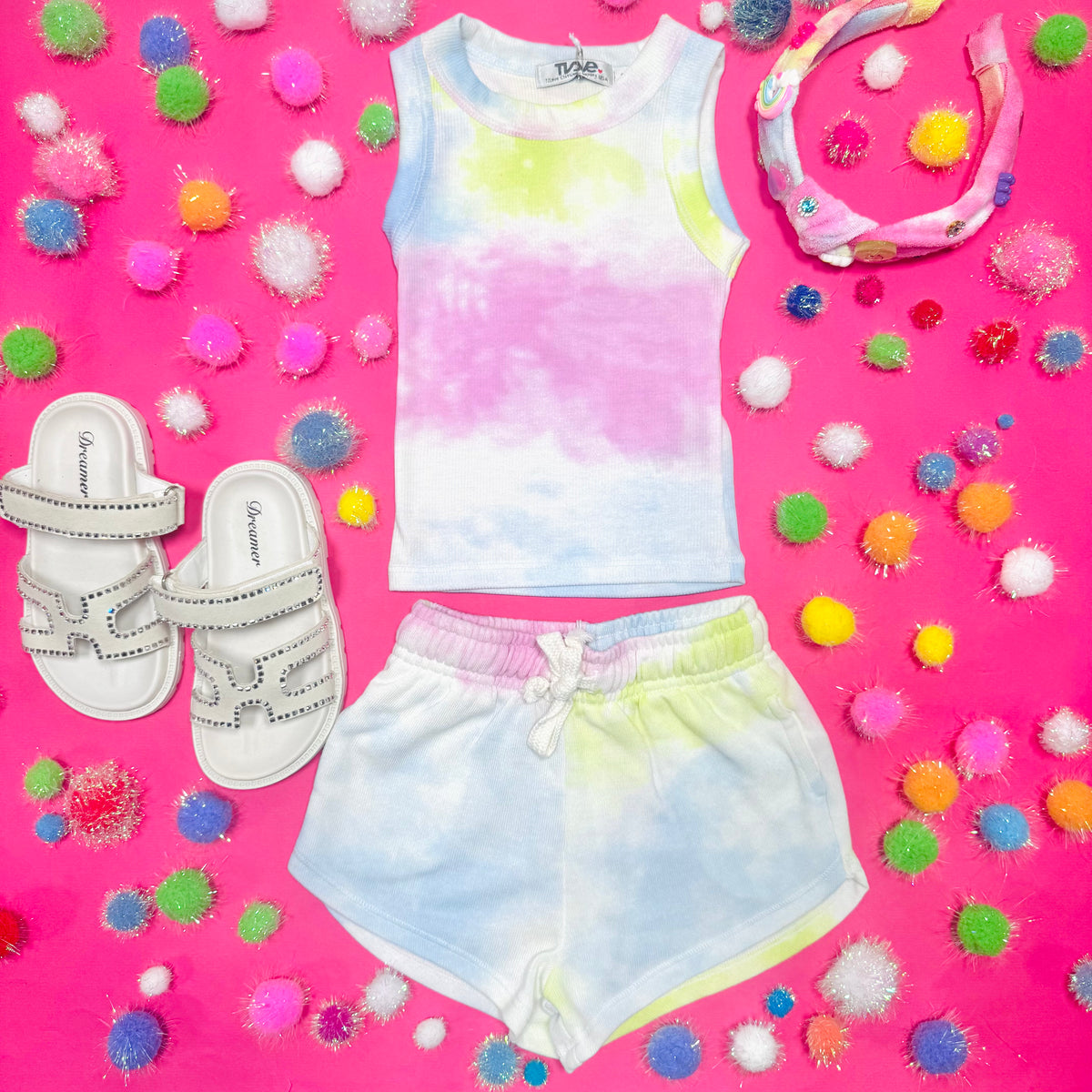 TIE DYE SHORTS
