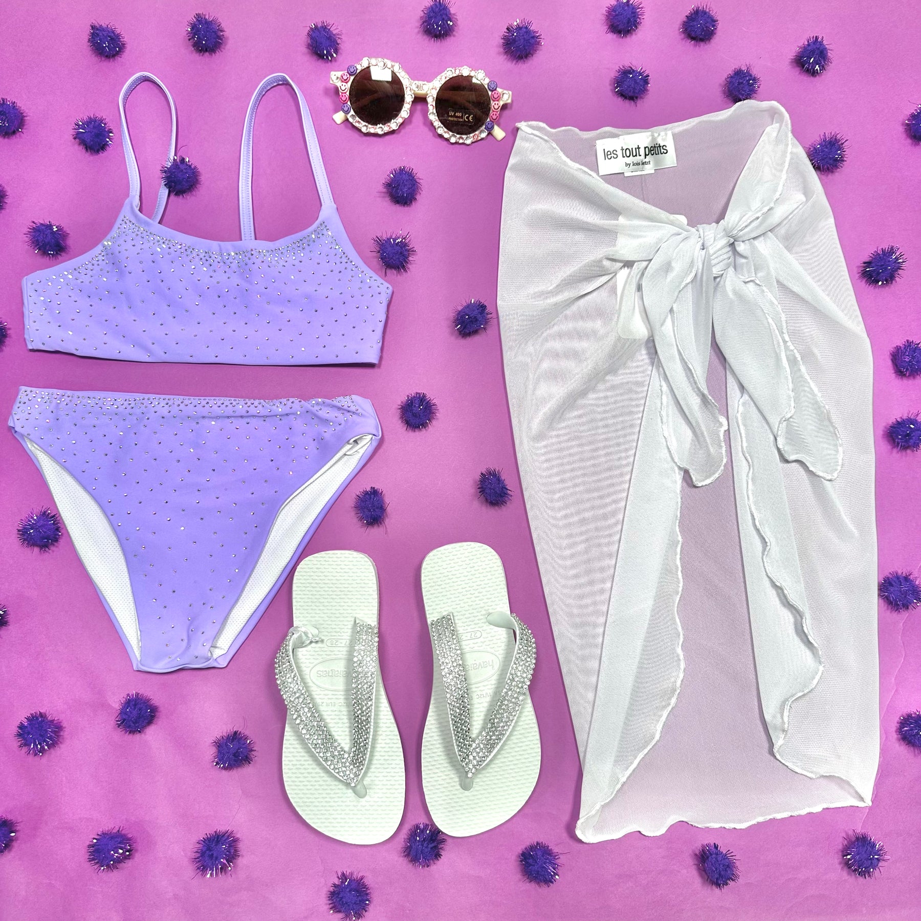 CELESTE CRYSTAL TWO PIECE BIKINI