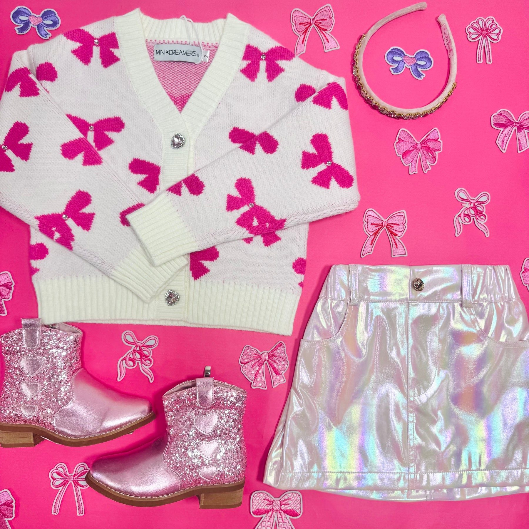 RILEY IRIDESCENT SKIRT - SKIRTS
