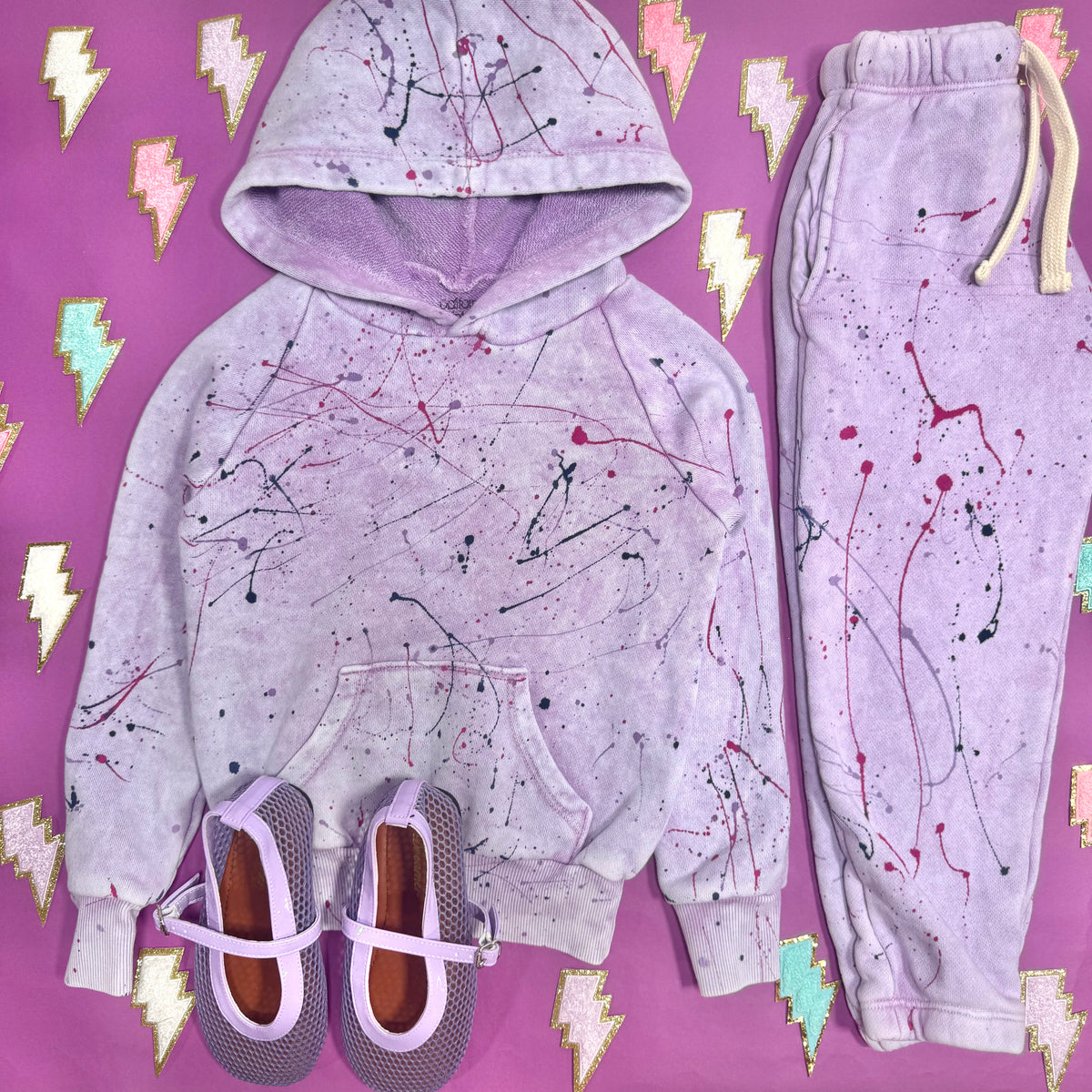SPLATTER HOODIE - HOODIES