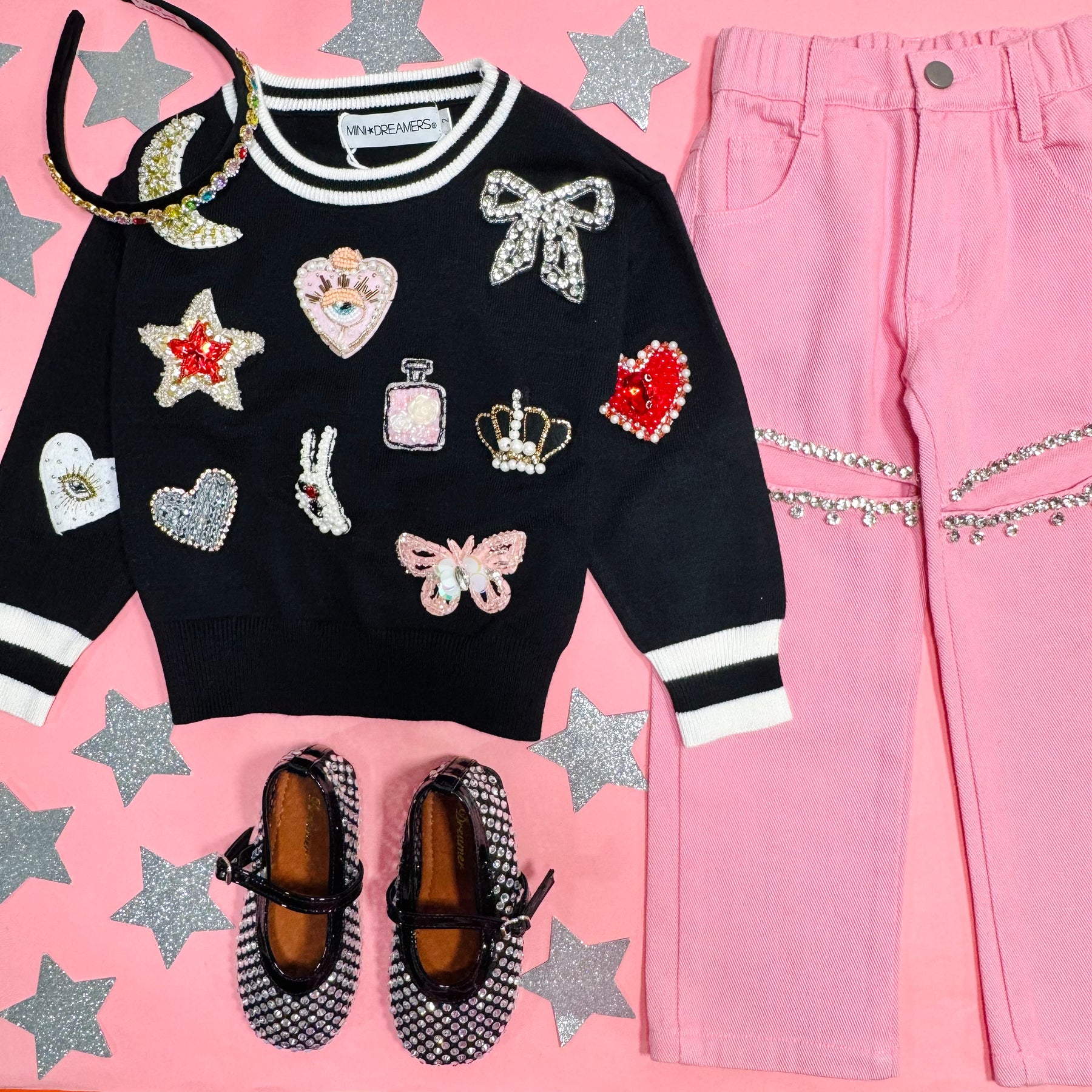EMMA PATCH SWEATER - SWEATERS