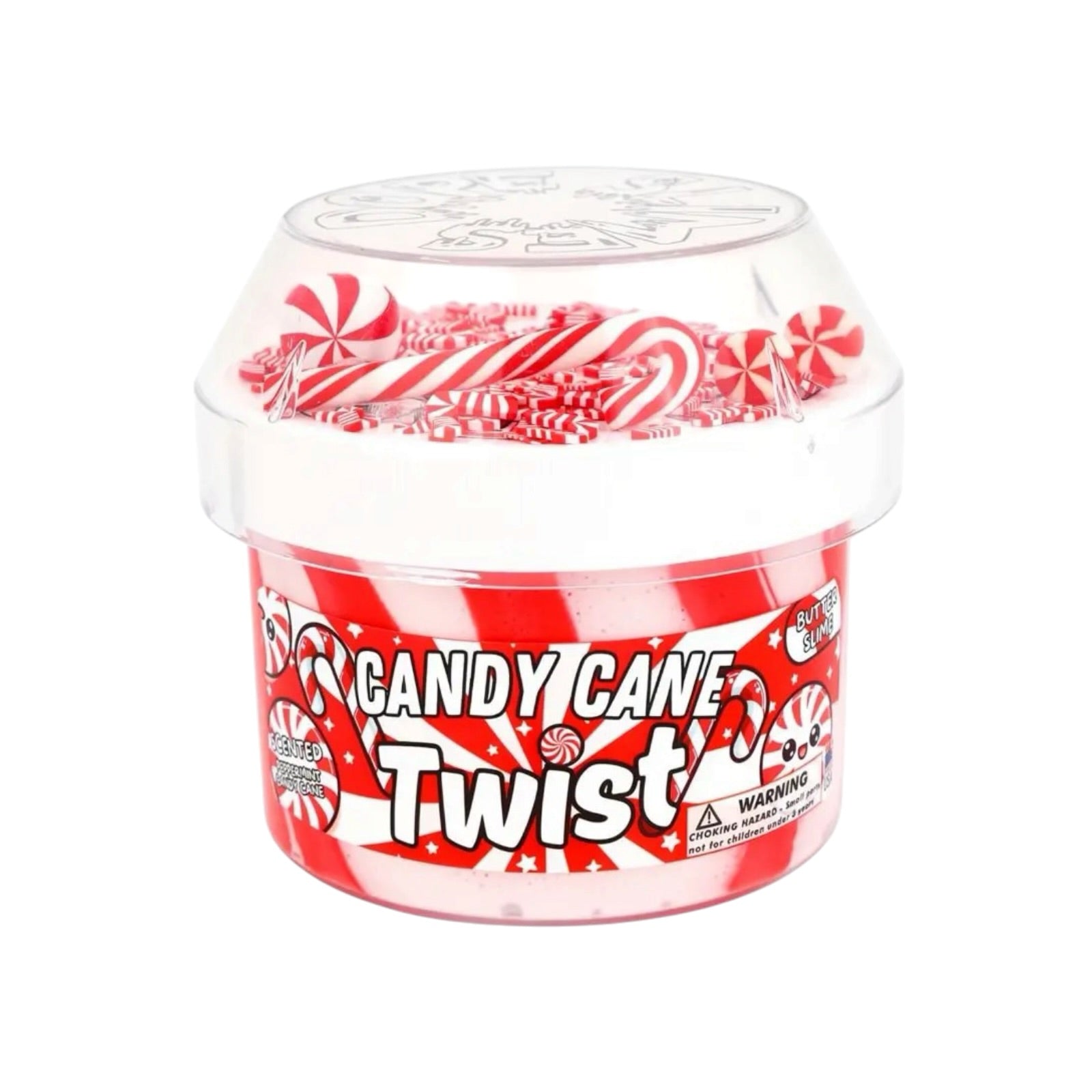 CANDY CANE TWIST SLIME (PREORDER)