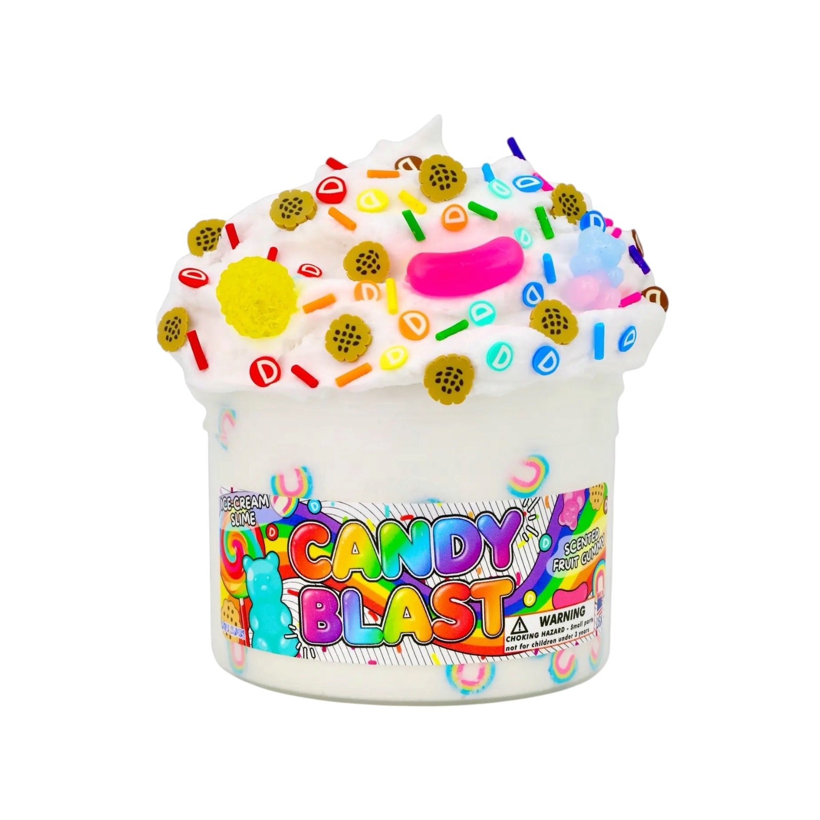 CANDY BLAST ICE CREAM TEXTURED SLIME (PREORDER)