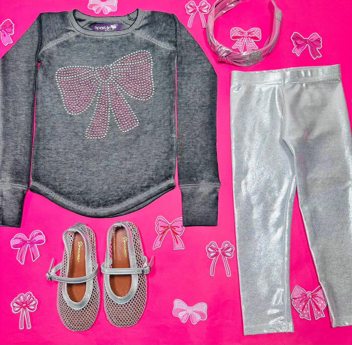 METALLIC LEGGINGS