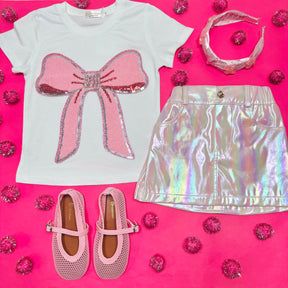 RILEY IRIDESCENT SKIRT - SKIRTS