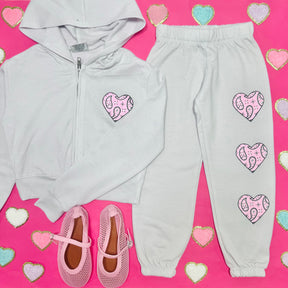 BANDANA HEART SWEATPANTS