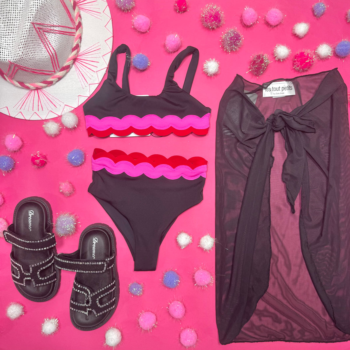 SHEER SARONG WRAP COVER UP