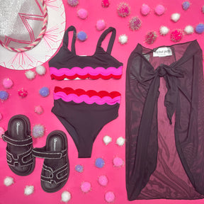 SHEER SARONG WRAP COVER UP