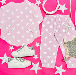 STARS  LONG SLEEVE TSHIRT - CHASER KIDS - LONG SLEEVE TOPS
