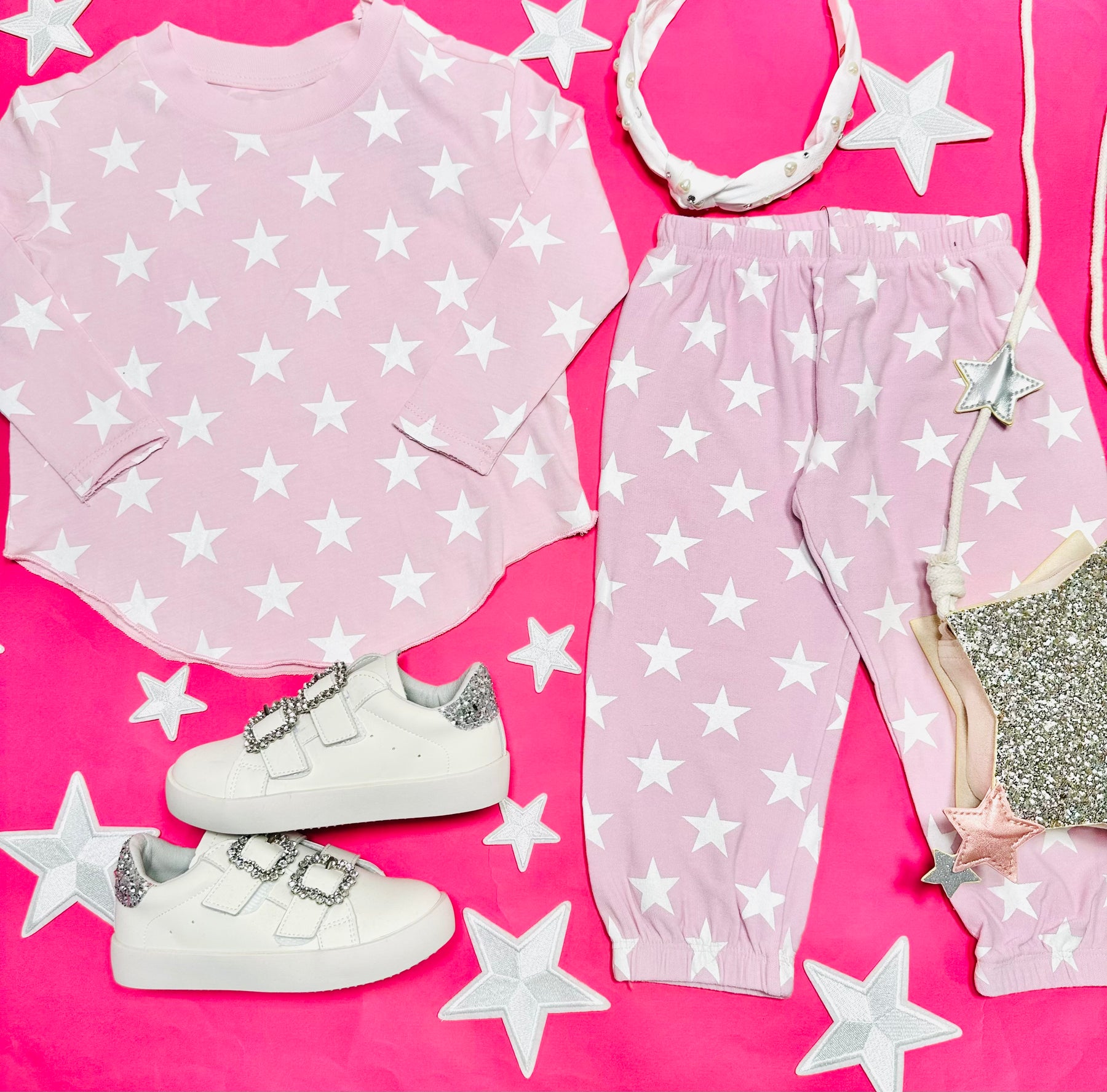 STARS SWEATPANTS - CHASER KIDS - SWEATPANTS