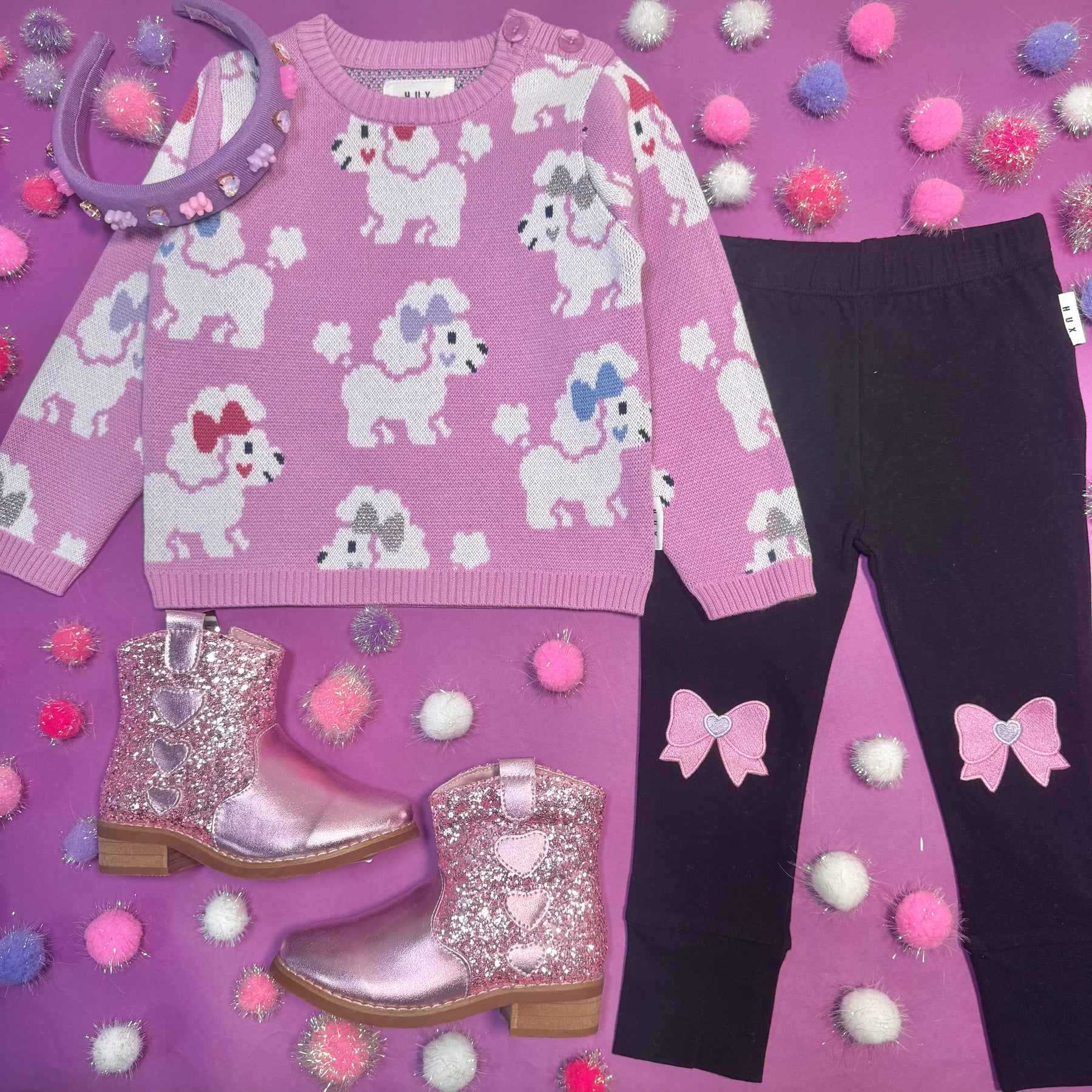 BOW LEGGINGS - LEGGINGS