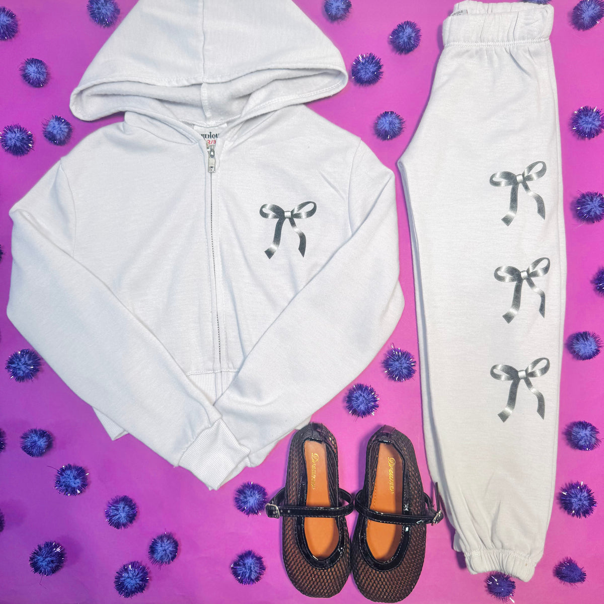 BOW SWEATPANTS - SWEATPANTS