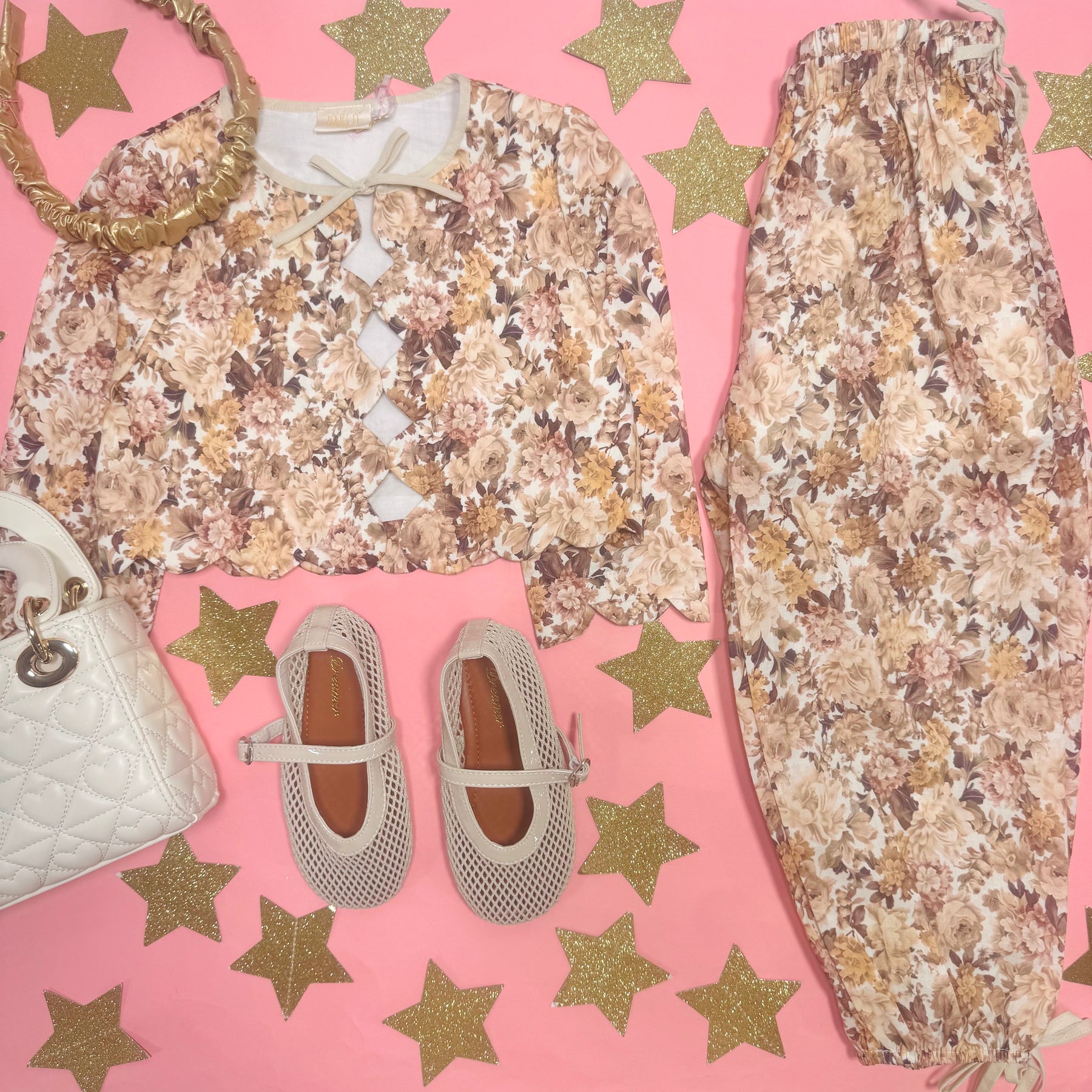 JOSETTE TOP AND BALLOON PANTS SET