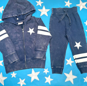 STAR ZIP UP HOODIE - HOODIES
